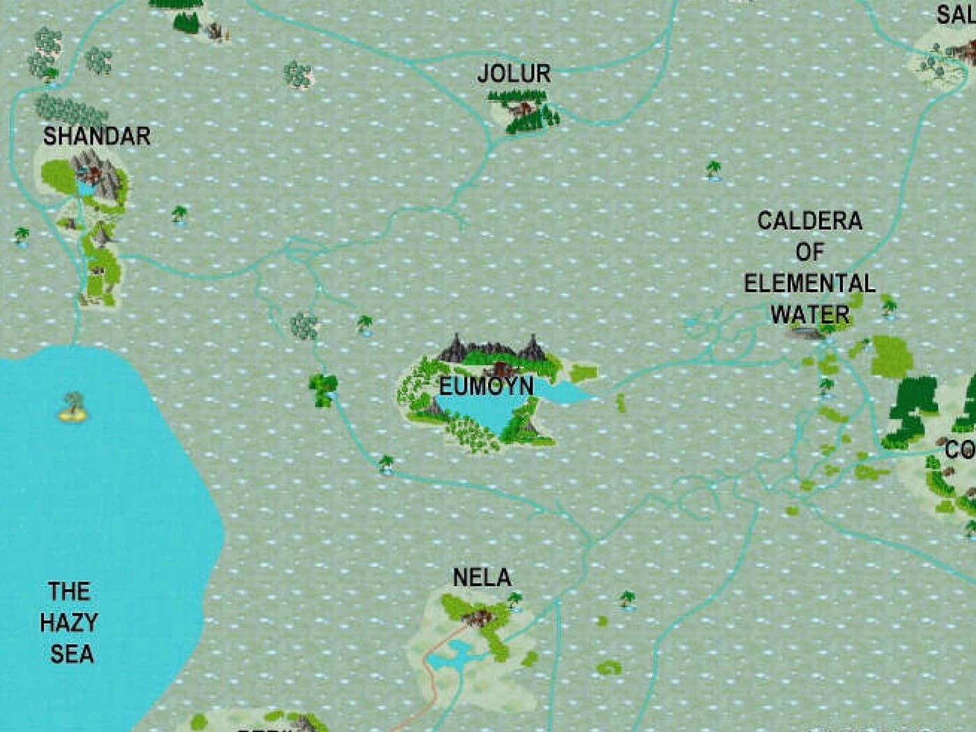 Map of the Ruined Sea, centered on Eumoyn